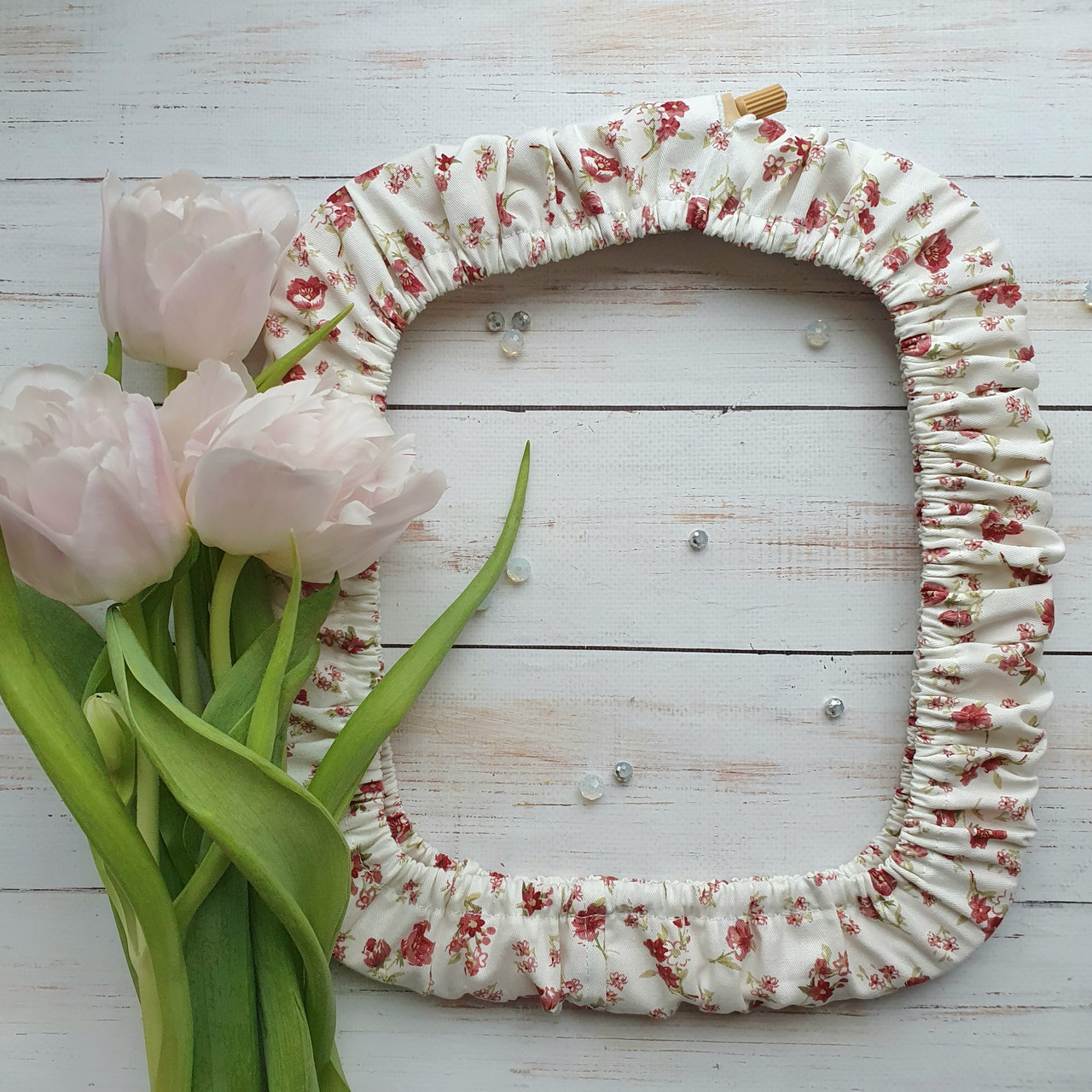 Чохол на п'яльця Nurge "Квіти айворі", фото 1