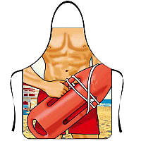 Фартух прикольний чоловічий Рятівник 75 на 55 см різнобарвний