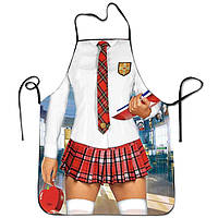 Фартух з приколом для чоловіків з малюнком 75 на 60 см різнобарвний