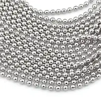 Ланцюжок армійський неіржавка сталь 3 мм подовжений 62 см 65 см 70 см 80 см 85 см 90 см