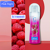 Лубрикант змазка для мінету оральна  їстівна смак малина PINKNIGHT 100мл для різних видів сексу
