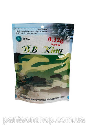 Страйкбольні кулі 0.32г 3100шт [1кг], фото 2