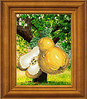 Схема для вишивання бісером на художньому полотні МА-003: Медові груші