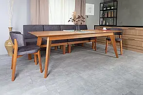 Великий обідній стіл з масиву дерева Турин Askalon , колір натуральний, фото 3