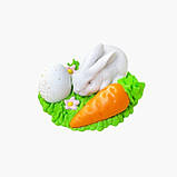 Фігурка шоколадна — Зайка з рожевим бантиком, фото 2