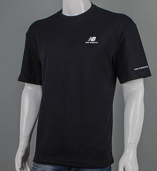 Футболка оверсайз New Balance 3419м (Уп.4шт M-XXL), Чорний
