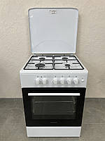 Плита газова з електричною духовкою Grunhelm AM6611W (Біла)