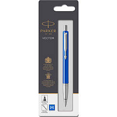 Ручка Паркер Vector синя кулькова блістер