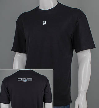 Футболка оверсайз Fearless 3416м (Уп.4шт M-XXL), Чорний