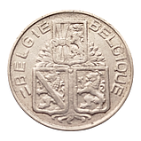 Бельгія 1 франк, 1940 Напис - 'BELGIE - BELGIQUE', фото 2