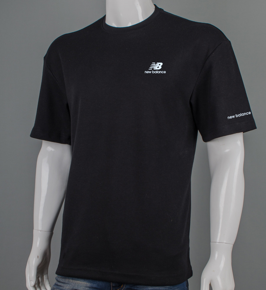 Футболка оверсайз New Balance 3419м (Уп.4шт M-XXL), Чорний