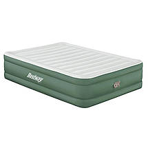 Надувне ліжко велюр із вбудованим електричним насосом (203-152-46 см, USB-кабель) Bestway 69646, фото 5