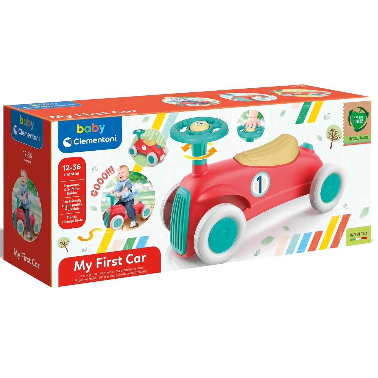 Clementoni Машинка-толокар "My First Car", фото 1