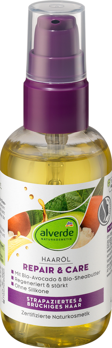 Олія для відновлення волосся Alverde Naturkosmetik (Repair&Care) 75 мл