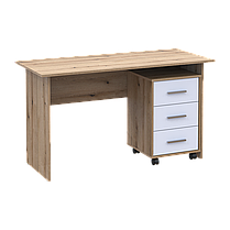 Офісний стіл Doros Т3 Дуб Евок/Білий ДСП 120х68х78 (41901064), фото 5