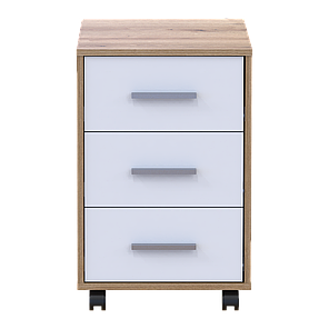Тумба Doros Т3 Дуб Евок/Білий ДСП 43х42х66.4 (41901068), фото 1