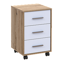 Тумба Doros Т3 Дуб Евок/Білий ДСП 43х42х66.4 (41901068), фото 3