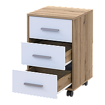 Тумба Doros Т3 Дуб Евок/Білий ДСП 43х42х66.4 (41901068), фото 4