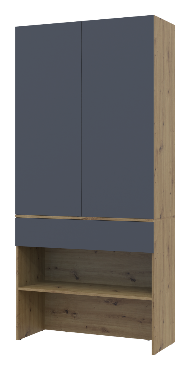 Передпокій Doros Спліт Дуб Артізан/Графіт ДСП 94х39х200 (44900271)