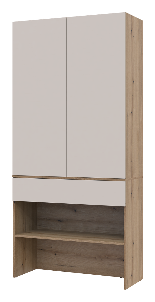 Передпокій Doros Спліт Дуб Артізан/Кашемір ДСП 94х39х200 (44900270)