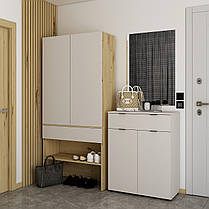 Передпокій Doros Спліт Дуб Артізан/Кашемір ДСП 94х39х200 (44900270), фото 2