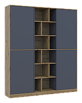 Шафа для одягу Doros Морган Дуб Артізан/Графіт ДСП 180х38.5х210 (42001256), фото 5