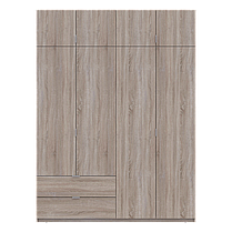 Розпашна Шафа для одягу Doros Лукас Дуб Сонома 180х50х240 (80737731), фото 4