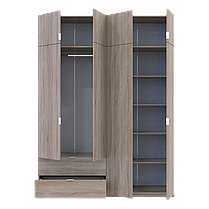 Розпашна Шафа для одягу Doros Лукас Дуб Сонома 180х50х240 (80737731), фото 5