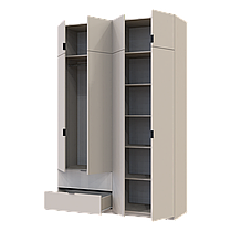 Розпашна Шафа для одягу Doros Лукас Кашемір 180х50х240 (80737729), фото 2