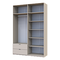 Розпашна Шафа для одягу Doros Лукас Кашемір 180х50х240 (80737729), фото 3