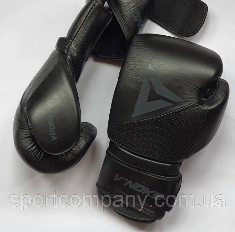 Рукавички для боксу тренувальні V`Noks Boxing Machine 16 унцій професійні шкіряні для єдиноборств