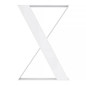 Опора для столу з металу 500×104 мм, H 730 мм 1 шт Білий