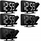 Світлодіодний годинник LED дзеркальний - будильник з проектором Izoxis (19576), фото 8