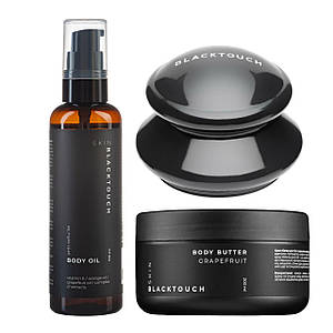 Комплект Антицелюлітна олія + Вакуумна банка + Крем-батер для тіла