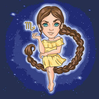 Картина за номерами знаки зодіаку Скорпіон 40х40 см Art Craft (10100-AC)