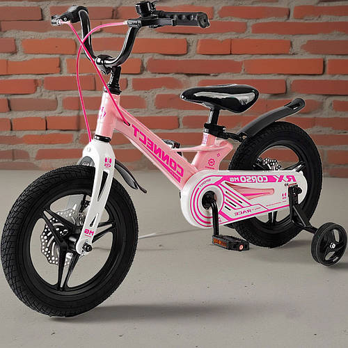 Універсальний транспорт велобайк Рожевий велосипед дитячий лисапед 14 ...