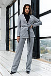 Повсякденний костюм жіночий брючний Аліса-Бріон сірий/розмір 42 44 46 48 50 52 54 56 /, фото 4