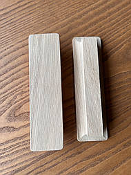 Меблева ручка прямокутна дерев'яна /150*40 мм