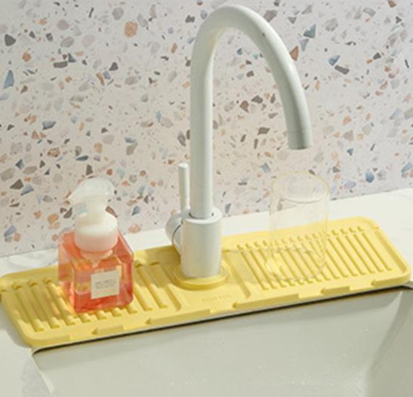 Гнучка насадка Drain Mat AND LY-692 для змішувача, жовта, водовідштовхувальна, фото 1