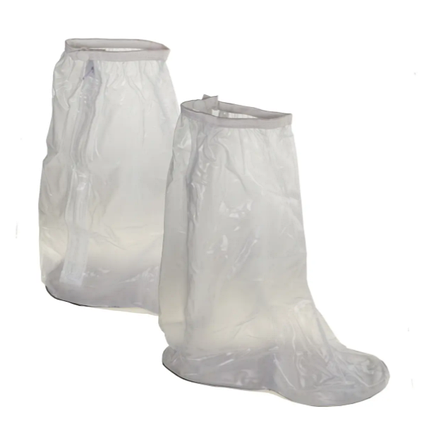 Багаторазові бахили для взуття XL (43-45), білі водонепроникні, AND 140