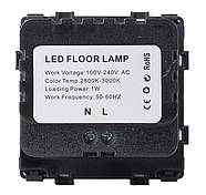 Світлодіодний світильник для підсвічування підлоги 1DAL | Білий, у підрозетник (P86-LED.WT), фото 3