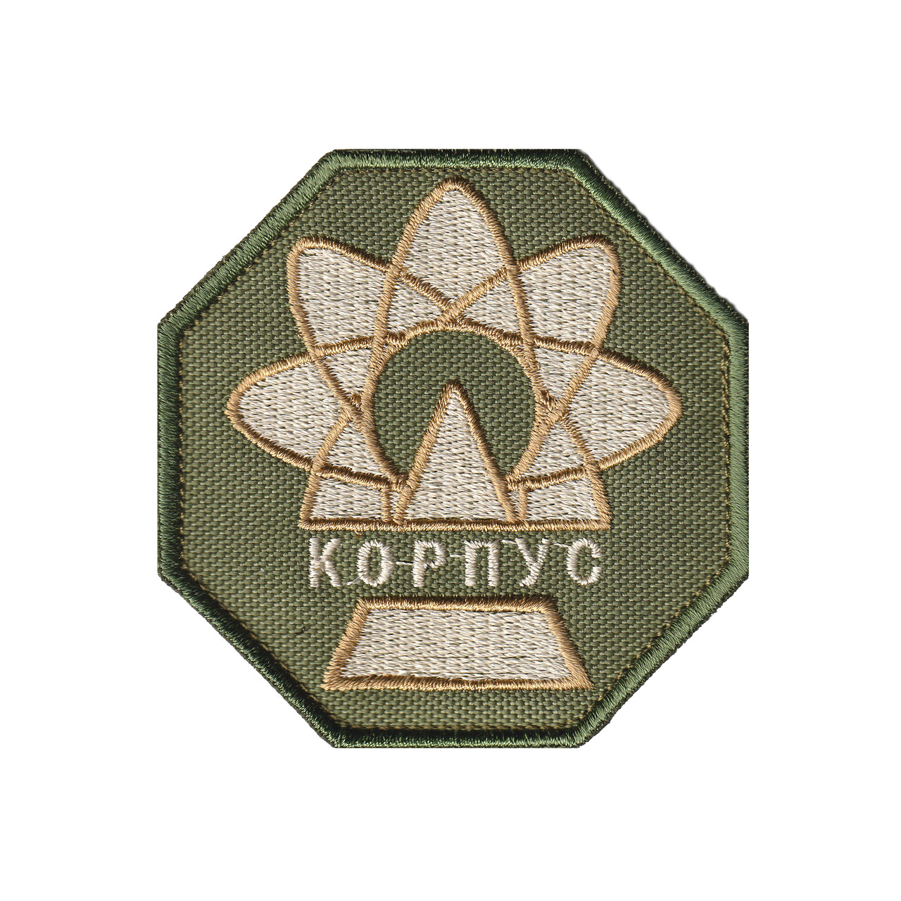 Вишитий шеврон " Угруповання "Корпус"  STALKER" на липучці