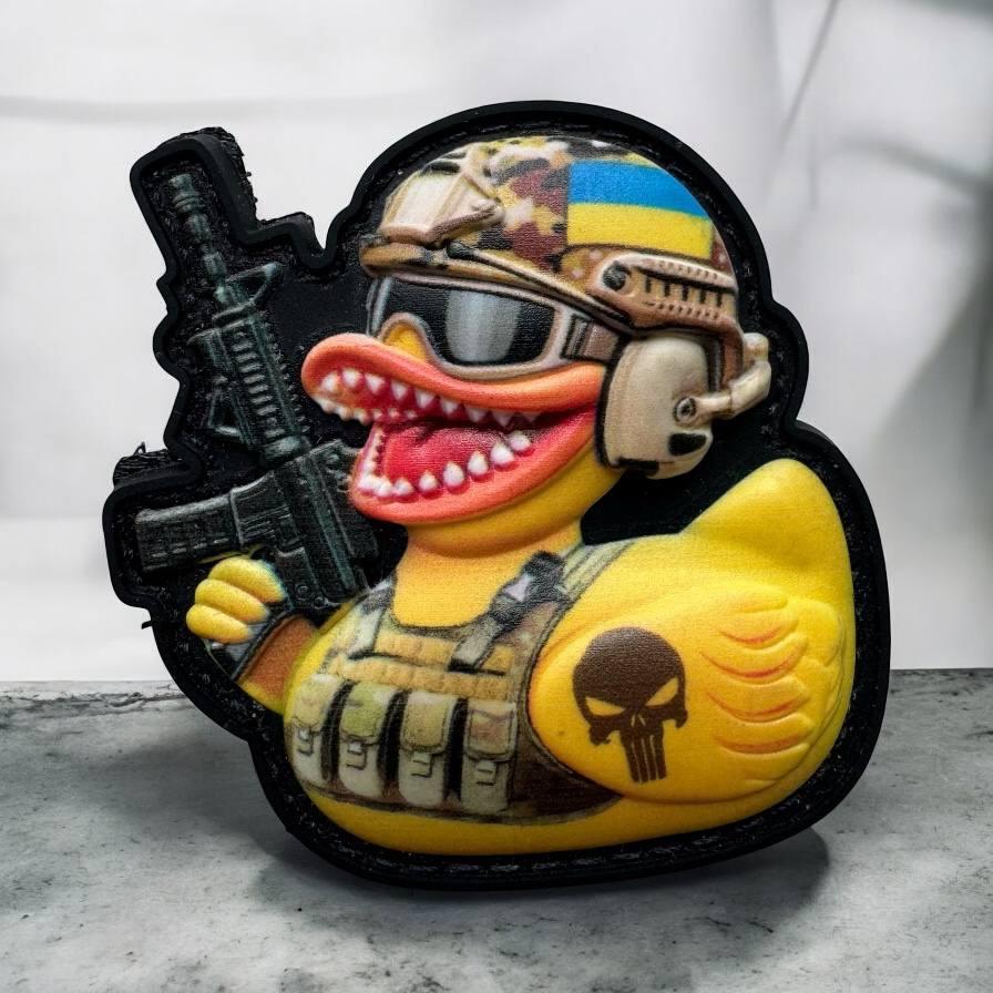 Шеврон качка картель на липучці ПВХ