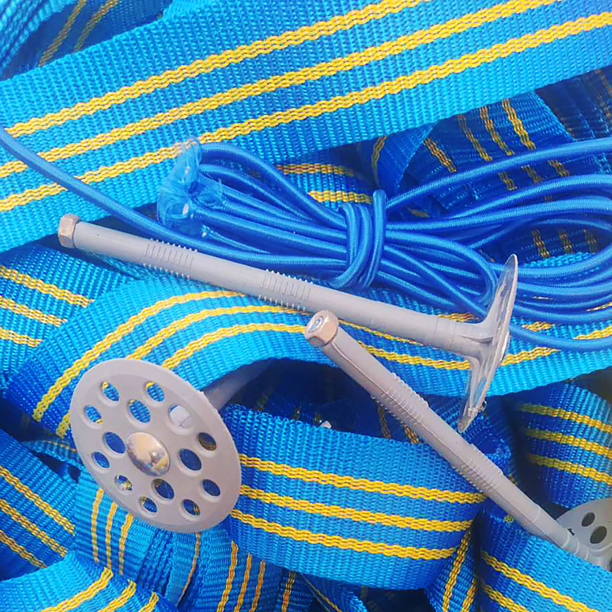 Розмітка майданчика для пляжного волейболу «ТРАНСФОРМЕР» регульований розмір синя, фото 1