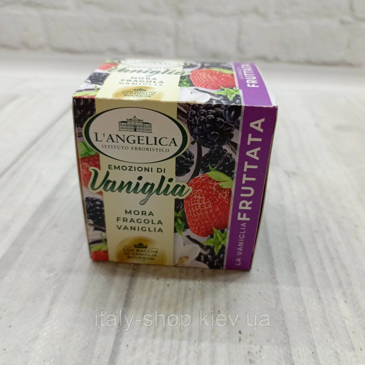 Чай фруктово-ягідний з ожиною, полуницею та ваніллю L'Angelica Frutata Emozioni di Vaniglia 10 пак.