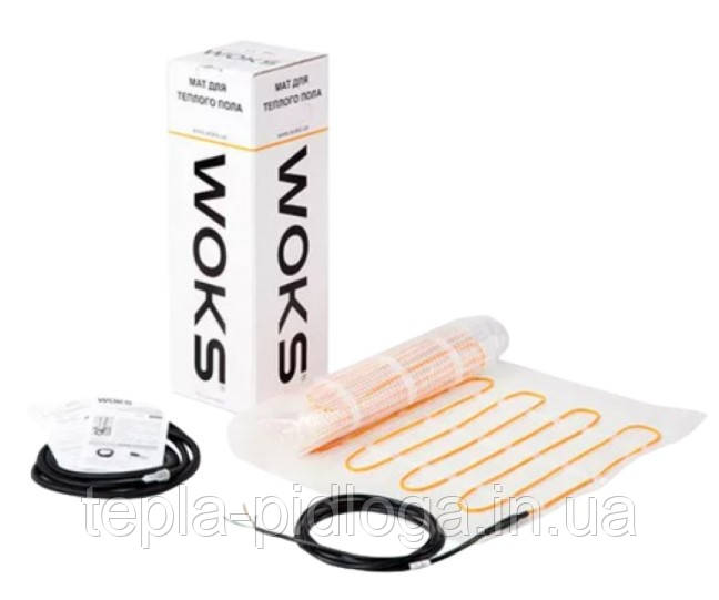 0.5 М² 80 Вт WoksMat 160 Двожильний мат (160 Вт/м2 230V)