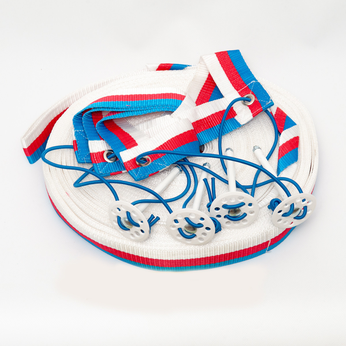 Розмітка майданчика для пляжного волейболу «СТАНДАРТ» червоно-біло-синя, фото 1