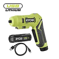 АКУМУЛЯТОРНА ВИКРУТКА RYOBI 4 V USB ERGO