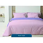Комплект постільної білизни українського виробника ТМ Теп бавовна "Happy Sleep" Rosy Haze