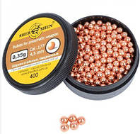 Шарики Шершень омедненные 4,5 мм стальные,0,35г. 400шт